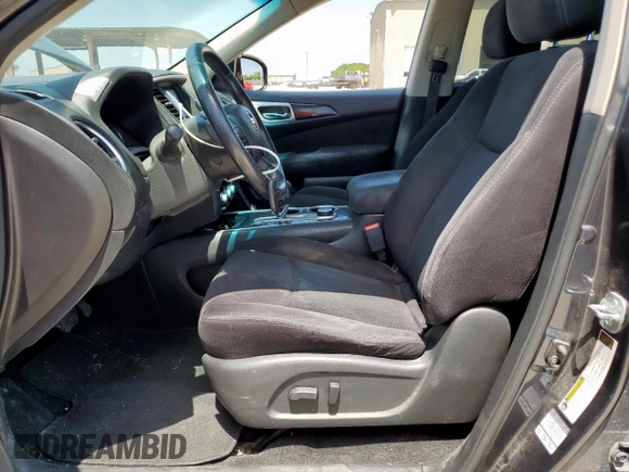 2014 Nissan Pathfinder S z VIN 5N1AR2MM3EC656875, wystawiony jako Copart lot #57664735 z przebiegiem 219 113 mil mil oraz Szkoda całkowita • Salvage title. Historia ofert i sprzedaży dostępna na DreamBid. Obrazek 7.
