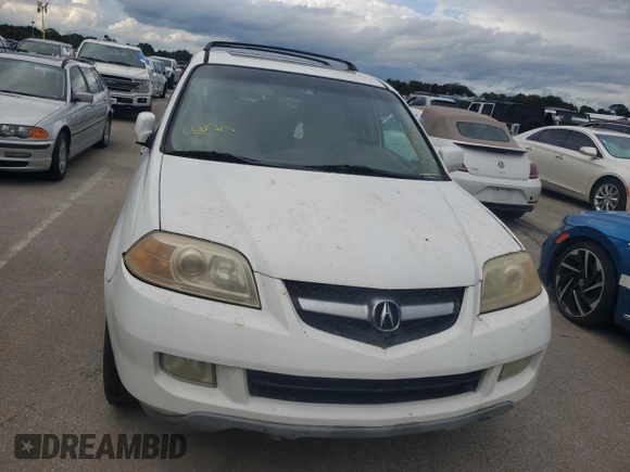 2005 Acura MDX with VIN 2HNYD18265H528934, listed as a Copart auction lot 74598924 with 0 mi miles and Non Repairable. Bid and sale history available at carsss.com. Image 5.