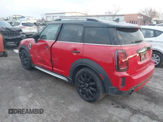 2022 MINI Countryman Cooper S with VIN WMZ83BR09N3N51641, listed as a IAAI auction lot 41003895 with 20,720 mi miles and . Bid and sale history available at DreamBid. Image 3.