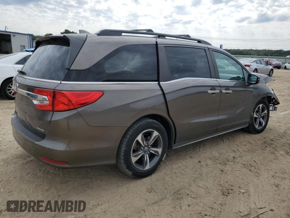 2020 Honda Odyssey Touring with VIN 5FNRL6H80LB022422, listed as a Copart auction lot 72515944 with Not Provided miles and Salvage Title. Bid and sale history available at DreamBid. Image 3.