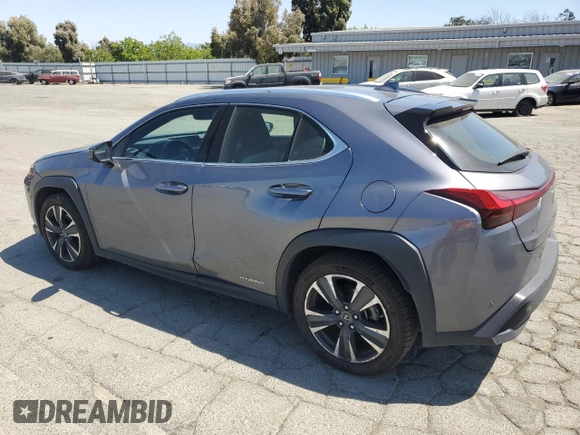 2019 Lexus UX 250h с VIN JTHU9JBHXK2017345, выставлен на аукционе Copart как лот 58538445 с пробегом 43 390 миль миль и Списание • Salvage title. История ставок и продаж доступна на DreamBid. Изображение 2.