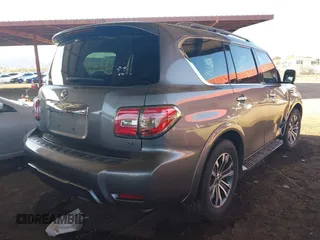 2019 Nissan Armada SL z VIN JN8AY2NDXKX008142, wystawiony jako IAAI lot #41765577 z przebiegiem 113 247 mil mil oraz . Historia ofert i sprzedaży dostępna na DreamBid. Obrazek 4.