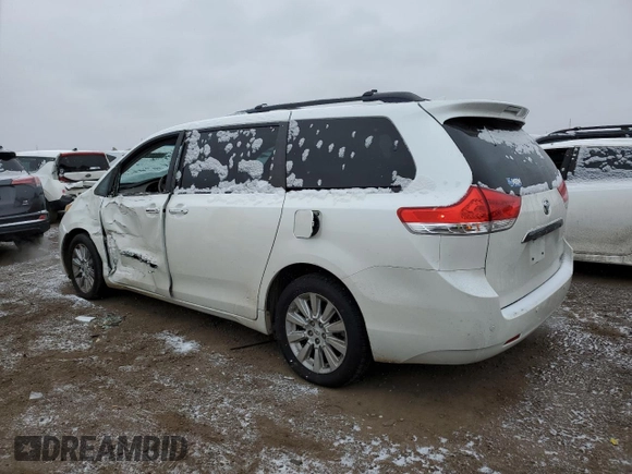 2012 Toyota Sienna XLE with VIN 5TDDK3DC4CS030704, listed as a Copart auction lot 44935165 with 120,890 mi miles and Salvage title. Bid and sale history available at DreamBid. Image 2.
