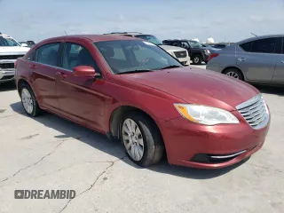 2014 Chrysler 200 LX with VIN 1C3CCBAB4EN205397, listed as a Copart auction lot 51219735 with 0 mi miles and Salvage Title. Bid and sale history available at carsss.com. Image 4.