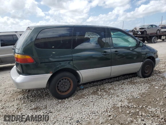 2000 Toyota Sienna CE with VIN 4T3ZF19CXYU224375, listed as a Copart auction lot 51433325 with 147,365 mi miles and Salvage Title. Bid and sale history available at carsss.com. Image 3.