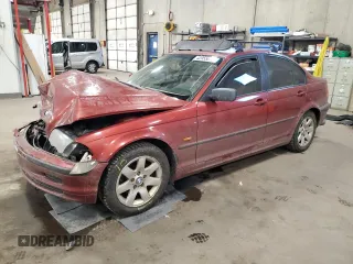 1999 BMW 3 Series 323i with VIN WBAAM3332XKC62620, listed as a Copart auction lot 42955095 with 198,434 mi miles and Salvage Title. Bid and sale history available at carsss.com. Image 1.