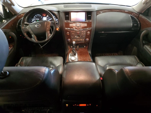 2017 Nissan Armada Platinum with VIN JN8AY2NE9H9707669, listed as a Copart auction lot 51083055 with 158,098 mi miles and Clean Title. Bid and sale history available at carsss.com. Image 8.
