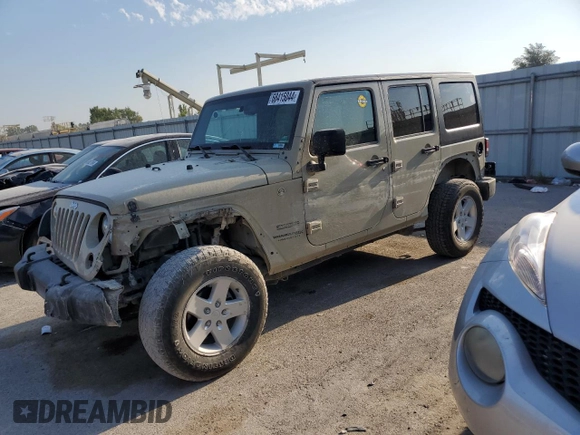2018 Jeep Wrangler JK Unlimited Sport S with VIN 1C4HJWDG6JL921570, listed as a Copart auction lot 68415044 with 121,501 mi miles and Salvage Title. Bid and sale history available at carsss.com. Image 1.