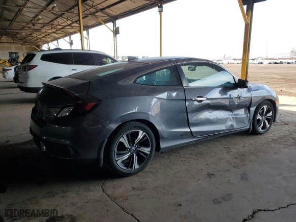 2016 Honda Civic Coupe Touring with VIN 2HGFC3B93GH351281, listed as a Copart auction lot 44242625 with 131,825 mi miles and Salvage Title. Bid and sale history available at carsss.com. Image 3.