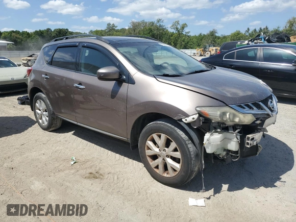 2011 Nissan Murano S with VIN JN8AZ1MW2BW181931, listed as a Copart auction lot 55060425 with 177,811 mi miles and Salvage Title. Bid and sale history available at DreamBid. Image 4.