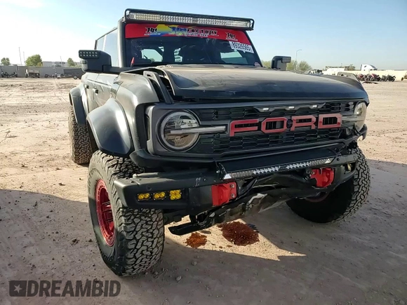 2022 Ford Bronco Raptor with VIN 1FMEE5JR2NLA51034, listed as a Copart auction lot 89326565 with 33,944 mi miles and Salvage Title. Bid and sale history available at carsss.com. Image 12.