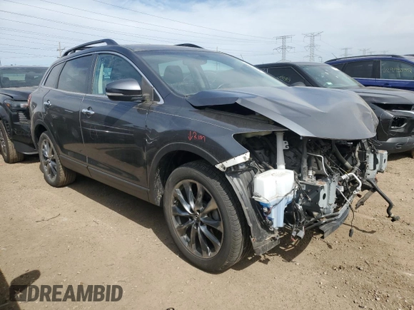 2015 Mazda CX-9 Grand Touring z VIN JM3TB3DA6F0460842, wystawiony jako Copart lot #52630325 z przebiegiem 21 666 mil mil oraz Szkoda całkowita • Salvage title. Historia ofert i sprzedaży dostępna na DreamBid. Obrazek 4.