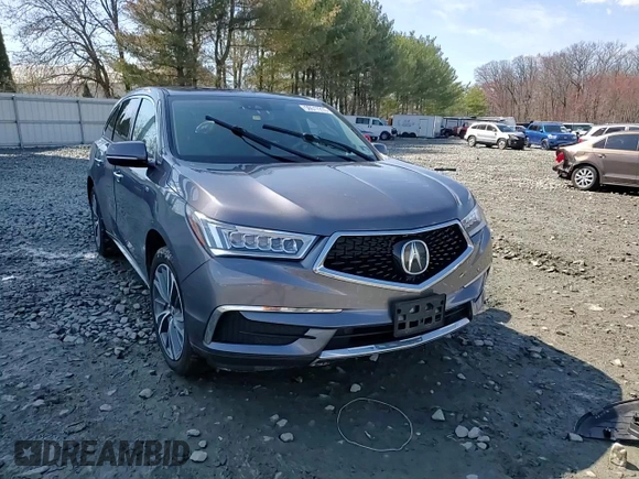 2019 Acura MDX Sport Hybrid w/Technology Pkg with VIN 5J8YD7H50KL000227, listed as a Copart auction lot 50517235 with 86,819 mi miles and Salvage Title. Bid and sale history available at carsss.com. Image 12.