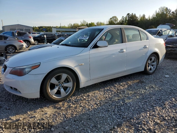2007 BMW 5 Series 525i with VIN WBANE53537CW64553, listed as a Copart auction lot 52361445 with 169,381 mi miles and Clean Title. Bid and sale history available at carsss.com. Image 1.