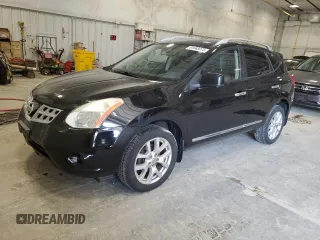2012 Nissan Rogue S with VIN JN8AS5MVXCW383355, listed as a Copart auction lot 61643075 with 130,511 mi miles and Clean title. Bid and sale history available at DreamBid. Image 1.