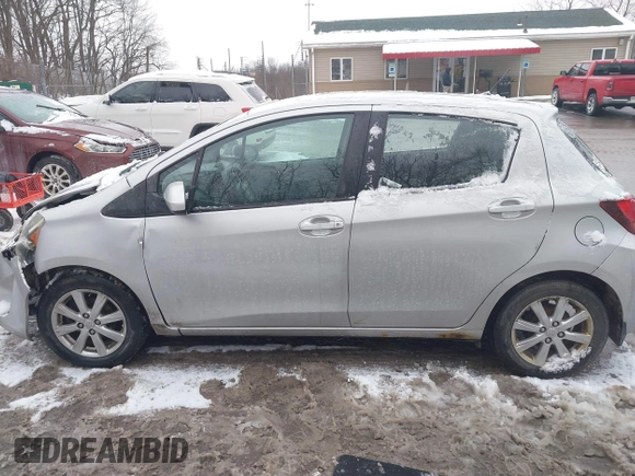 2015 Toyota Yaris L with VIN VNKKTUD32FA017551, listed as a IAAI auction lot 41267892 with 122,506 mi miles. Bid and sale history available at carsss.com. Image 15.