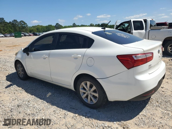 2013 Kia Rio EX with VIN KNADN4A36D6315890, listed as a Copart auction lot 52958745 with 98,568 mi miles and Salvage title. Bid and sale history available at DreamBid. Image 2.
