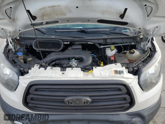 2018 Ford Transit with VIN 1FTYR2CM7JKA03177, listed as a Copart auction lot 74734674 with 216,692 mi miles and Salvage Title. Bid and sale history available at carsss.com. Image 12.
