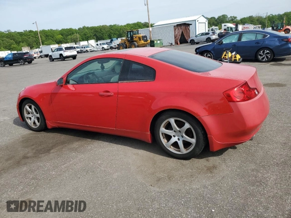 2004 Infiniti G35 w/Leather z VIN JNKCV54E94M813951, wystawiony jako Copart lot #56457375 z przebiegiem 202 226 mil mil oraz Czysty tytuł • Clean title. Historia ofert i sprzedaży dostępna na DreamBid. Obrazek 2.