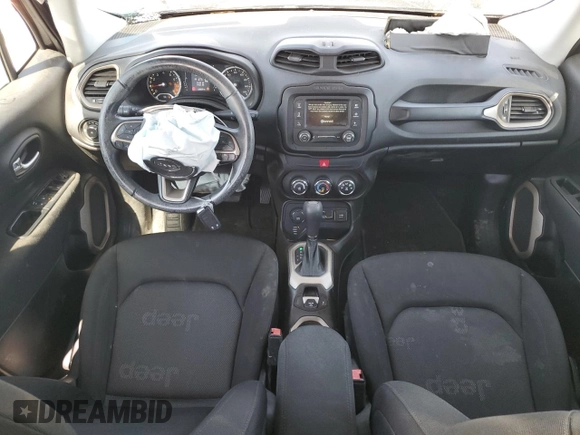 2017 Jeep Renegade Latitude with VIN ZACCJBBB8HPG57686, listed as a Copart auction lot 53922045 with 63,907 mi miles and Salvage title. Bid and sale history available at DreamBid. Image 8.