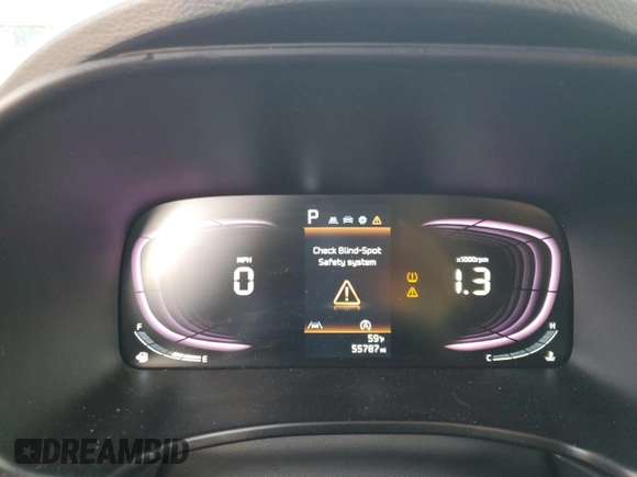 2023 Kia Soul LX with VIN KNDJ23AUXP7851208, listed as a Copart auction lot 45886345 with 55,787 mi miles and Salvage Title. Bid and sale history available at DreamBid. Image 9.