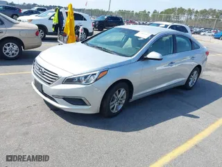 2017 Hyundai Sonata SE with VIN 5NPE24AF5HH540372, listed as a IAAI auction lot 41807455 with 75,700 mi miles. Bid and sale history available at carsss.com. Image 2.