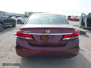 2014 Honda Civic Sedan LX with VIN 2HGFB2F54EH507832, listed as a IAAI auction lot 41261532 with 1 mi miles. Bid and sale history available at carsss.com. Image 16.