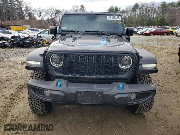 2024 Jeep Wrangler Rubicon X z VIN 1C4RJXR65RW143217, wystawiony jako Copart lot #49298355 z przebiegiem 21 819 mil mil oraz Szkoda całkowita • Salvage title. Historia ofert i sprzedaży dostępna na DreamBid. Obrazek 5.