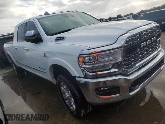 2022 Ram 2500 Limited with VIN 3C6UR5TL7NG338869, listed as a Copart auction lot 74421184 with 21,579 mi miles and Salvage title. Bid and sale history available at DreamBid. Image 4.