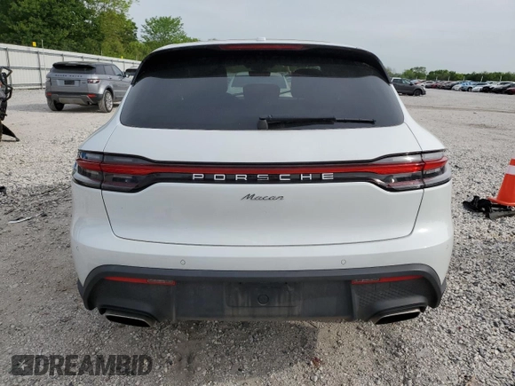 2023 Porsche Macan with VIN WP1AA2A51PLB15642, listed as a Copart auction lot 54434425 with 21,385 mi miles and Clean title. Bid and sale history available at DreamBid. Image 6.