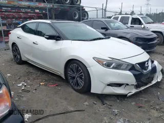 2017 Nissan Maxima SL with VIN 1N4AA6AP8HC406222, listed as a IAAI auction lot 41556189 with 93,742 mi miles and . Bid and sale history available at DreamBid. Image 1.