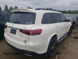 2020 Mercedes-Benz GLS with VIN 4JGFF8GE1LA228124, listed as a Copart auction lot 72089253 with 42,846 mi miles. Bid and sale history available at carsss.com. Image 3.