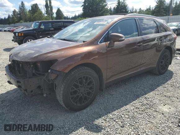 2013 Toyota Venza LE with VIN 4T3BA3BB7DU047193, listed as a Copart auction lot 60922235 with 195,931 mi miles and Salvage title. Bid and sale history available at DreamBid. Image 1.