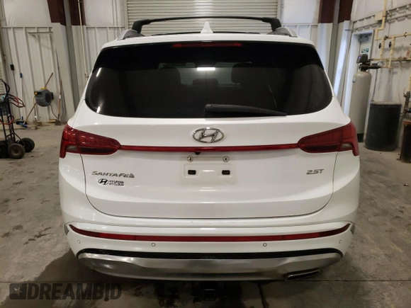 2022 Hyundai Santa Fe Calligraphy with VIN 5NMS54AL3NH471514, listed as a Copart auction lot 84544874 with 53,796 mi miles and Salvage Title. Bid and sale history available at carsss.com. Image 6.