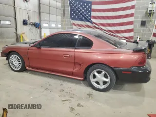 1996 Ford Mustang GT с VIN 1FALP42XXTF217850, выставлен на аукционе Copart как лот 52391385 с пробегом 171 682 миль миль и Списание • Salvage title. История ставок и продаж доступна на DreamBid. Изображение 2.
