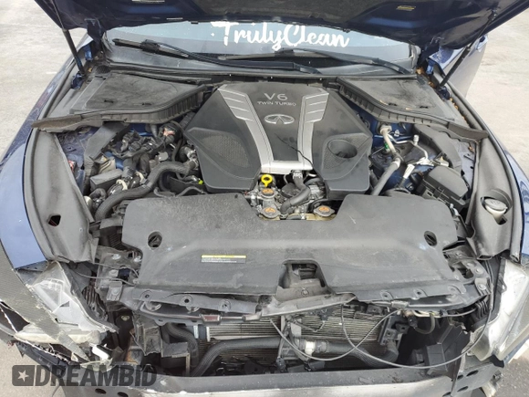 2017 Infiniti Q50 Sport z VIN JN1EV7AP6HM734340, wystawiony jako Copart lot #59717235 z przebiegiem 102 406 mil mil oraz Szkoda całkowita • Salvage title. Historia ofert i sprzedaży dostępna na DreamBid. Obrazek 11.
