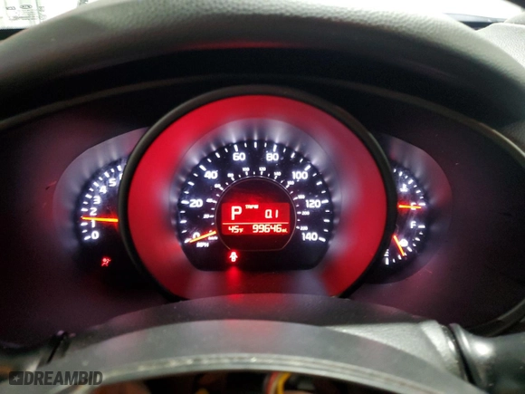 2016 Kia Soul + with VIN KNDJP3A57G7238313, listed as a Copart auction lot 46162735 with 99,646 mi miles and Salvage Title. Bid and sale history available at carsss.com. Image 9.
