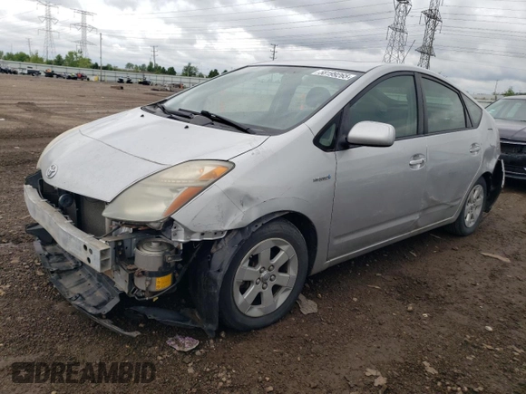 2008 Toyota Prius z VIN JTDKB20U487703363, wystawiony jako Copart lot #58199265 z przebiegiem 76 345 mil mil oraz Szkoda całkowita • Salvage title. Historia ofert i sprzedaży dostępna na DreamBid. Obrazek 1.