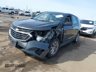 2020 Chevrolet Equinox LS with VIN 3GNAXHEV5LS519388, listed as a IAAI auction lot 41838631 with 128,907 mi miles. Bid and sale history available at carsss.com. Image 2.