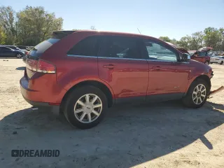 2007 Lincoln MKX with VIN 2LMDU68C37BJ15742, listed as a Copart auction lot 49525895 with 132,573 mi miles and Salvage Title. Bid and sale history available at carsss.com. Image 3.