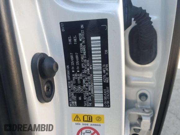 2017 Lexus NX 200t z VIN JTJBARBZ0H2117774, wystawiony jako Copart lot #50582545 z przebiegiem 81 904 mil mil oraz Szkoda całkowita • Salvage title. Historia ofert i sprzedaży dostępna na DreamBid. Obrazek 14.