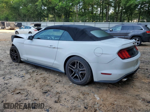 2018 Ford Mustang EcoBoost Premium z VIN 1FATP8UH6J5155590, wystawiony jako Copart lot #59169255 z przebiegiem 118 807 mil mil oraz Szkoda całkowita • Salvage title. Historia ofert i sprzedaży dostępna na DreamBid. Obrazek 2.