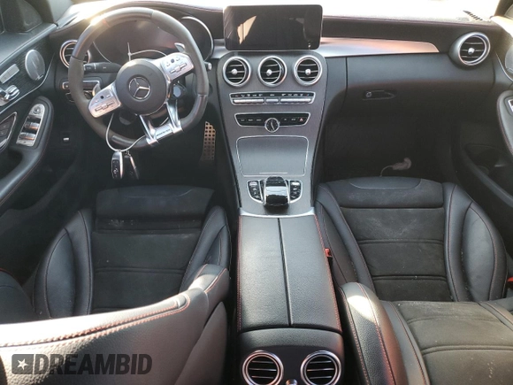 2020 Mercedes-Benz C 43 AMG with VIN 55SWF6EB8LU332262, listed as a Copart auction lot 83681354 with Not Provided miles and Non Repairable. Bid and sale history available at carsss.com. Image 8.