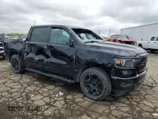 2023 Ram 1500 Big Horn with VIN 1C6SRFFT0PN651992, listed as a Copart auction lot 55075565 with 26,821 mi miles and Non repairable. Bid and sale history available at DreamBid. Image 4.