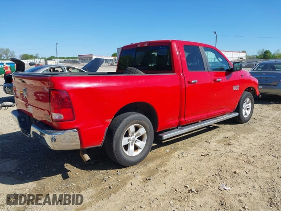 2017 Ram 1500 SLT z VIN 1C6RR6GG5HS678804, wystawiony jako IAAI lot #42050344 z przebiegiem 210 987 mil mil oraz . Historia ofert i sprzedaży dostępna na DreamBid. Obrazek 4.