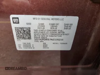 2022 Cadillac XT6 Premium Luxury with VIN 1GYKPDRS7NZ135215, listed as a Copart auction lot 67701694 with 30,498 mi miles and Non Repairable. Bid and sale history available at carsss.com. Image 13.