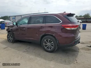 2019 Toyota Highlander SE with VIN 5TDKZRFH4KS348934, listed as a Copart auction lot 53973054 with 46,556 mi miles and Salvage Title. Bid and sale history available at carsss.com. Image 2.