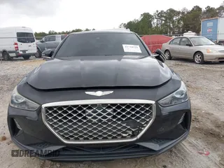 2019 Genesis G70 Advanced with VIN KMTG44LA0KU038176, listed as a IAAI auction lot 41718528 with 85,728 mi miles and . Bid and sale history available at DreamBid. Image 12.