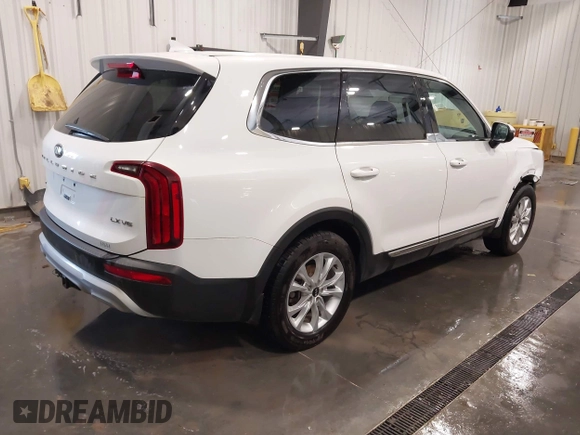 2020 Kia Telluride LX with VIN 5XYP2DHC1LG052749, listed as a IAAI auction lot 42234107 with 158,605 mi miles and . Bid and sale history available at DreamBid. Image 4.