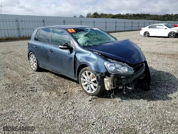 2011 Volkswagen Golf TDI with VIN WVWNM7AJ6BW045258, listed as a Copart auction lot 71380574 with 217,641 mi miles and Salvage Title. Bid and sale history available at carsss.com. Image 10.